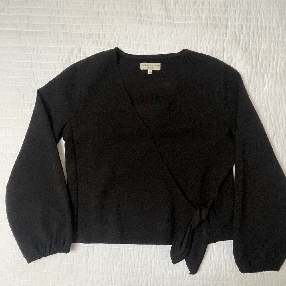 Madewell Wrap Front Blouse